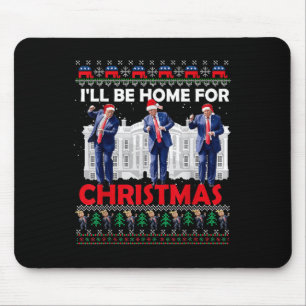 Mousepad Vou Estar Em Casa Para Papais noeis De Natal Engra