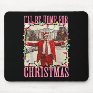 Mousepad Vou Estar Em Casa Para Papais noeis De Natal Engra