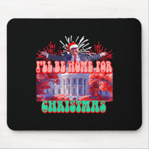 Mousepad Vou Estar Em Casa Para Papais noeis De Natal Engra