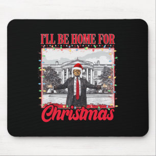 Mousepad Vou Estar Em Casa Para Papais noeis De Natal Engra