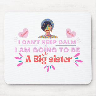 Mousepad Vou ser uma irmã grande, design de Roka000