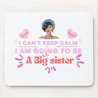 Mousepad Vou ser uma irmã grande, design de Roka000