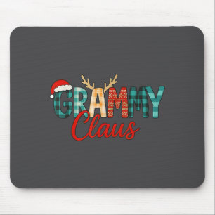 Mousepad Vovó Claus Natal Bonito Para Vovó Chapéu de Papai