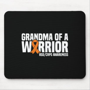 Mousepad Vovó De Um Guerreiro Laranja Fita Awarene