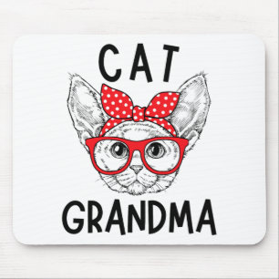 Mousepad Vovó Devon Rex Cat Lover Cat Nana Dia de as mães