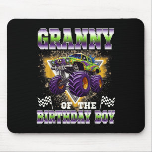 Mousepad Vovó Do Menino Do Aniversário Caminhão Monstro Ani
