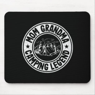 Mousepad Vovó mãe lenda de acampamento camper rv mulheres a