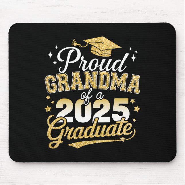 Mousepad Vovó Orgulhosa De Um Cl De Formando De Mais velho  (Frente)