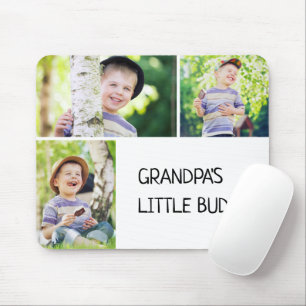 Mousepad Vovô, pequeno amigo 3, filho da foto, neto