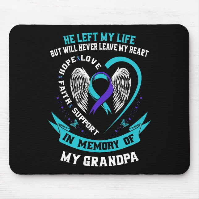 Mousepad Vovô: prevenção de conscientização suicida - Grap  (Frente)