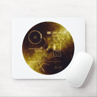 Mousepad Voyager 1 + 2 Sons do Cobrir Dourado do Registro d