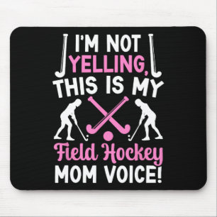 Mousepad Voz de Mãe de Hóquei em Campo Mãe de um Jogador de