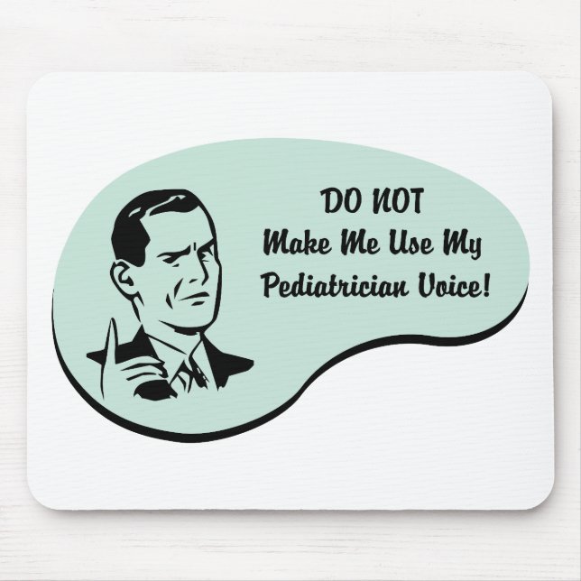 Mousepad Voz do pediatra (Frente)