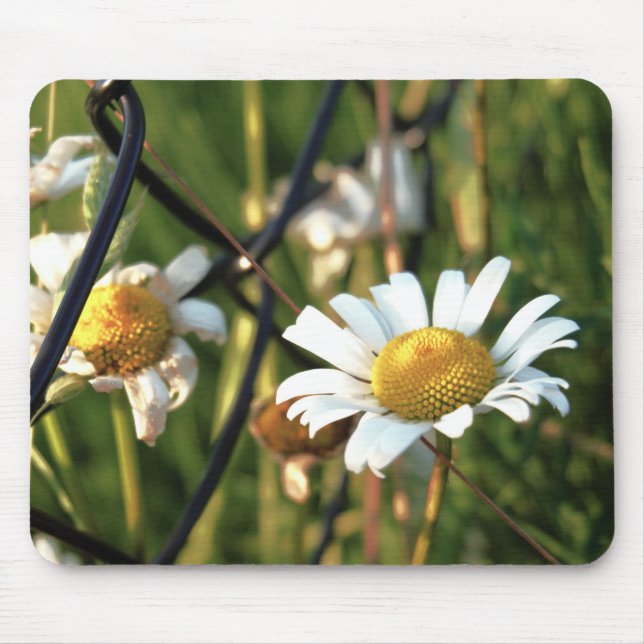 Mousepad Vrede achter het hek. In bloemen illustratief. (Frente)