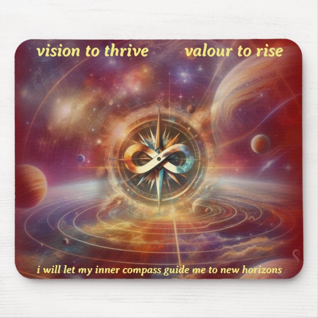 MOUSEPAD VTVR-ABSTRACTCOMPASS4B-MP - SUPORTE DE MOUSE (Frente)