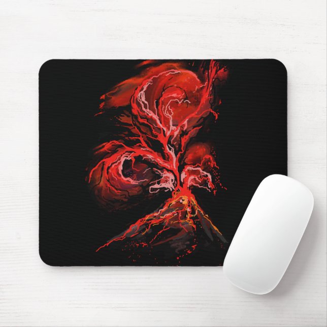 Mousepad Vulcão (Com mouse)