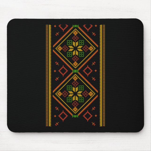 Mousepad Vyshyvanka Bordado Ucraniano Bordado Pro Uc (Frente)