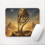 Mousepad Wadjet – Egyptian Cobra Goddess<br><div class="desc">Wadjet is a cobra goddess in Egyptian mythology and a protector of the pharaoh and Lower Egypt. She represents protection,  power,  and royal authority.</div>