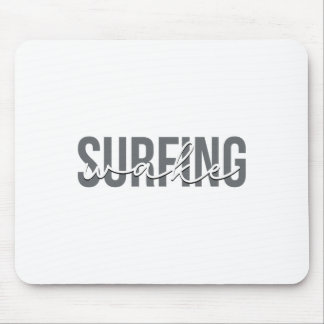Mousepad Wake Surfing Wakesurf Wake Surfer Surfing Boat 
