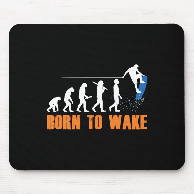 Mousepad Wakeboard Wakeboarder Wakeboarding Freestyle Wake  (Frente)