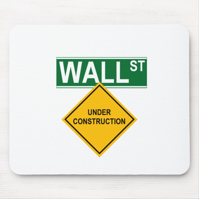 Mousepad Wall Street: Sob a construção (Frente)