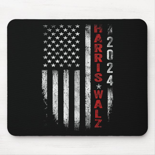 Mousepad Waltz 2024 Election Kamala Harris Tim Waltz 2024 2 (Frente)