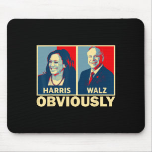 Mousepad Waltz 2024 Obviamente Tim Walz Kamala Harris 2024