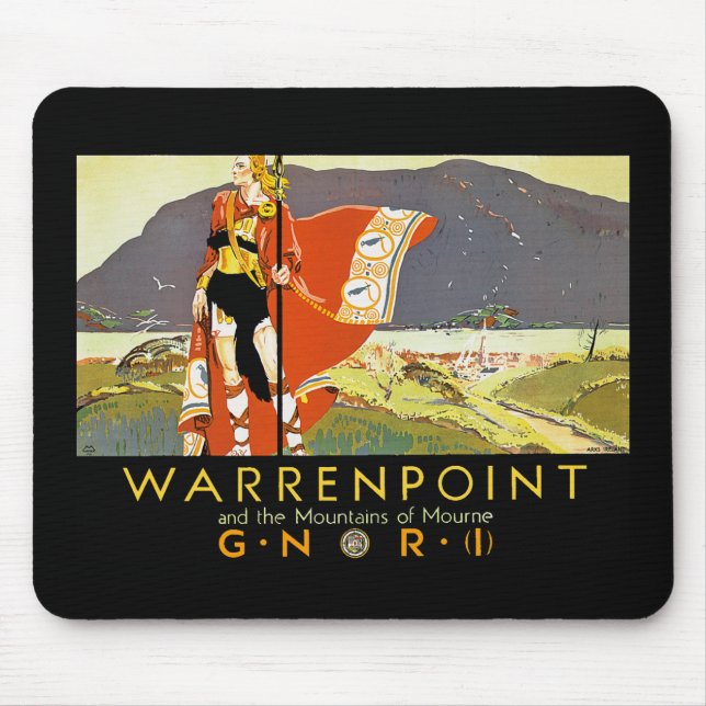 Mousepad Warrenpint e os Montanos de Mourne (Frente)