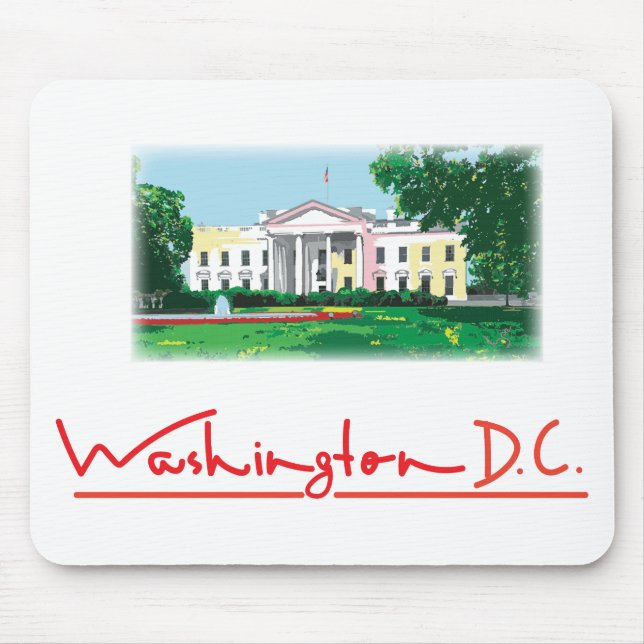 Mousepad Washington DC - Casa Branca (Frente)