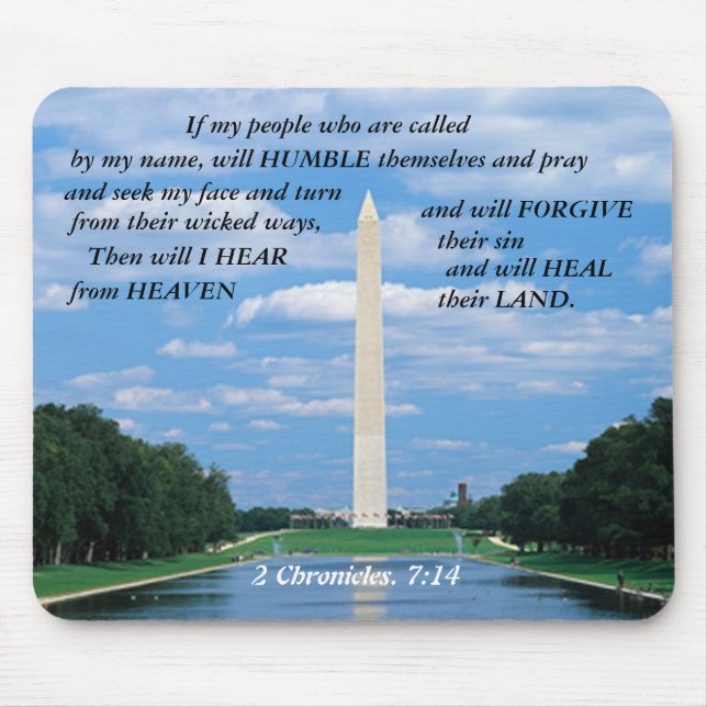 Mousepad Washington DC Se minhas pessoas Mousepad. (Frente)