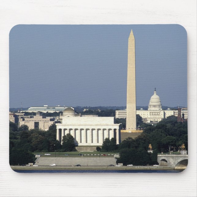 Mousepad Washington DC Skyline com o Capitólio 2 dos EUA (Frente)