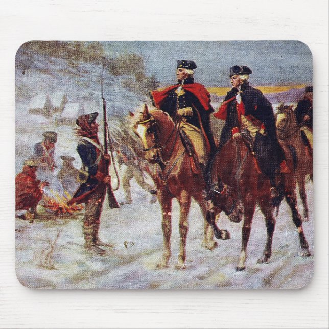 Mousepad Washington e Lafayette no ~ da forja do vale (Frente)