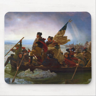 Mousepad Washington que cruza o Delaware por Emanuel Leutze