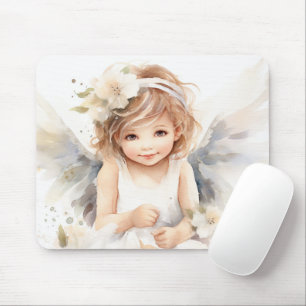Mousepad Watercolor Angel Girl