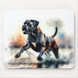 Mousepad Watercolor Cane Corso dog