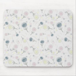 Mousepad Watercolor Dahlia