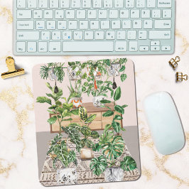 Mousepad Watercolor Tropical
