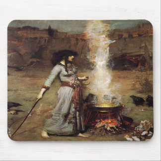 Mousepad Waterhouse o tapete do rato mágico do círculo