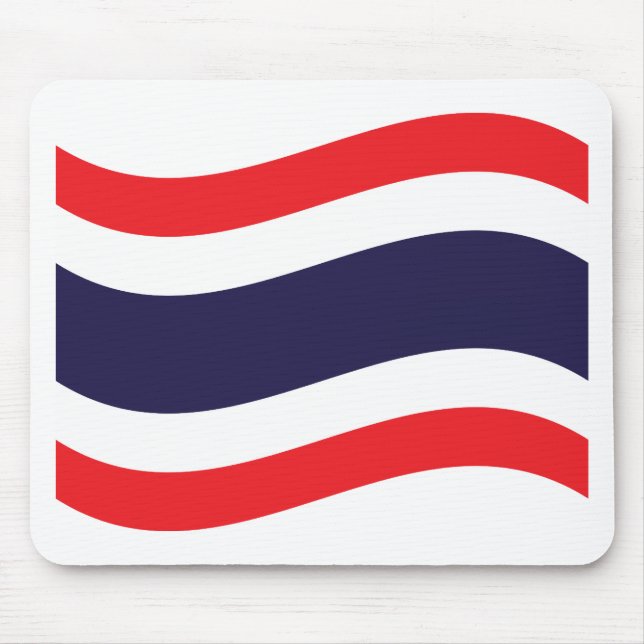 Mousepad Wave de Bandeira Tailandesa (Frente)