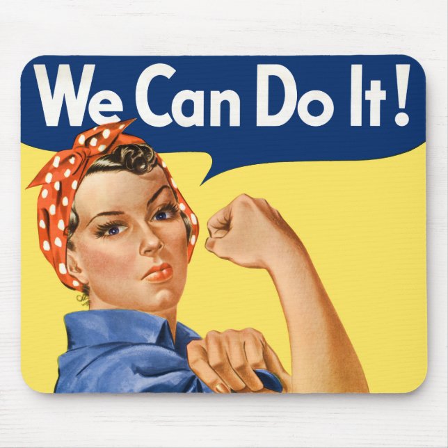 Mousepad We Can Do It! Rosie the Riveter (Frente)