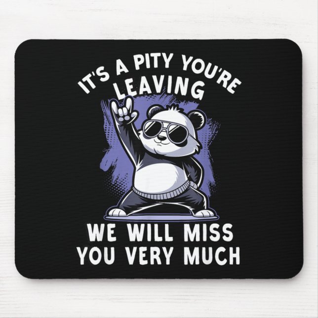 Mousepad We`ll Miss You Farewell Coworker, Office Sendoff & (Frente)