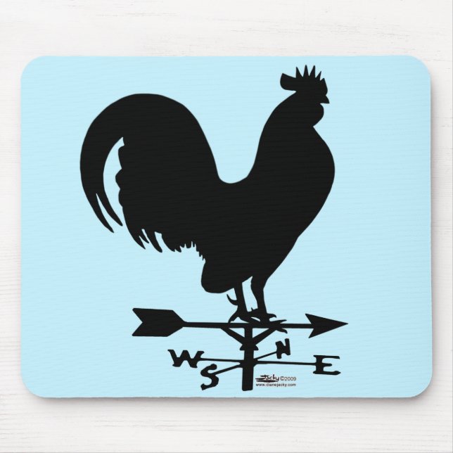 Mousepad Weathervane Rooster (Frente)