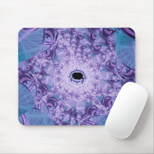 Mousepad Web Arte Fractal Roxa e Azul
