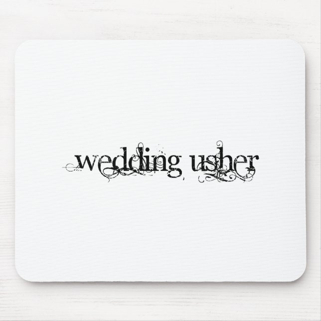 Mousepad Wedding Usher (Frente)