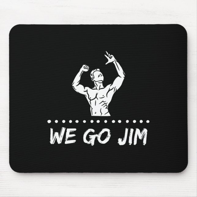 Mousepad Wegojim Gym Bro Culture Workout Clique Bombear Cob (Frente)