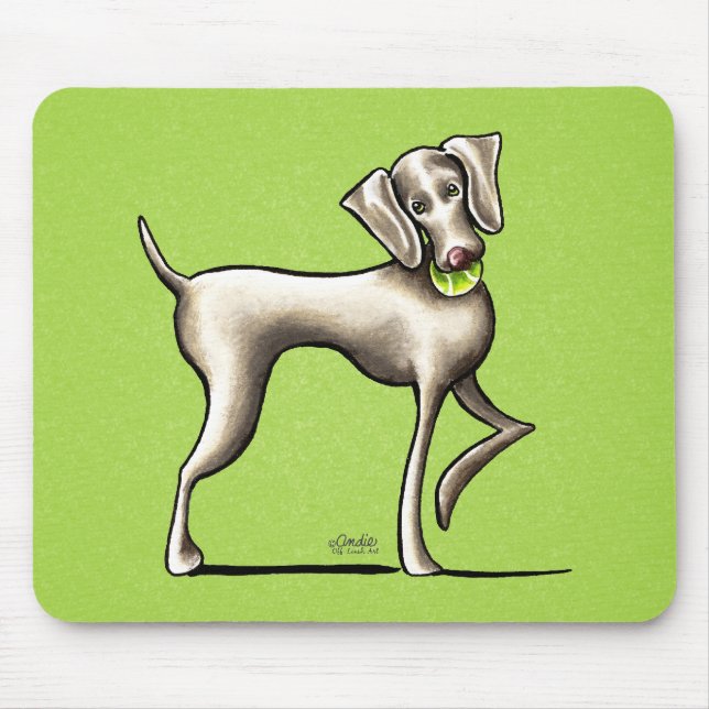 Mousepad Weimaraner Tênis Pro (Frente)