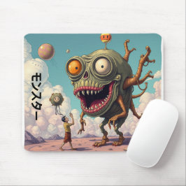 Mousepad Weired monster from Japan Strange cartoon boys