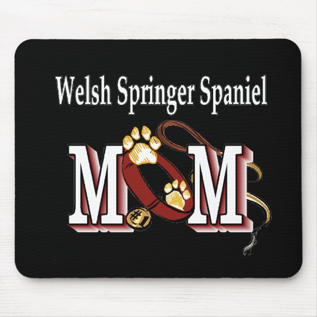 Mousepad Welsh Springer Spaniel Mamãe Gifts (Frente)