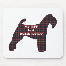 Mousepad Welsh Terrier BFF Gifts