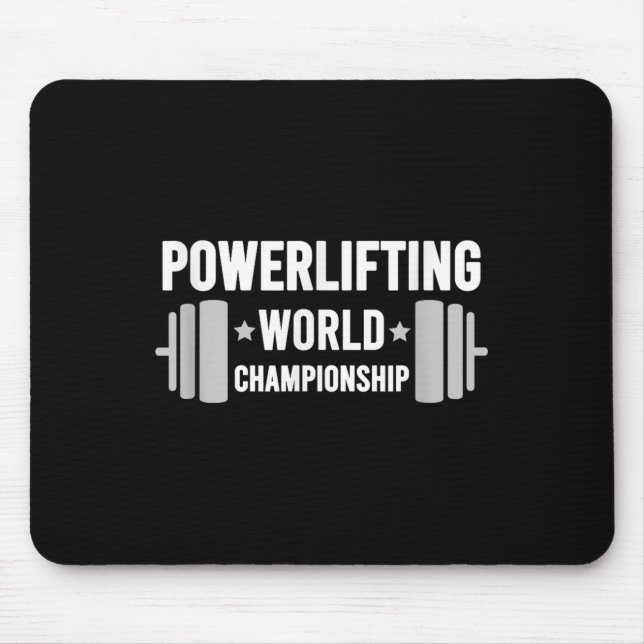 Mousepad Werlifter Motivational Gym Werlifting World Chamon (Frente)